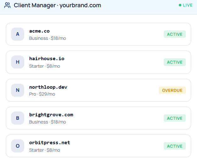 Client Manager