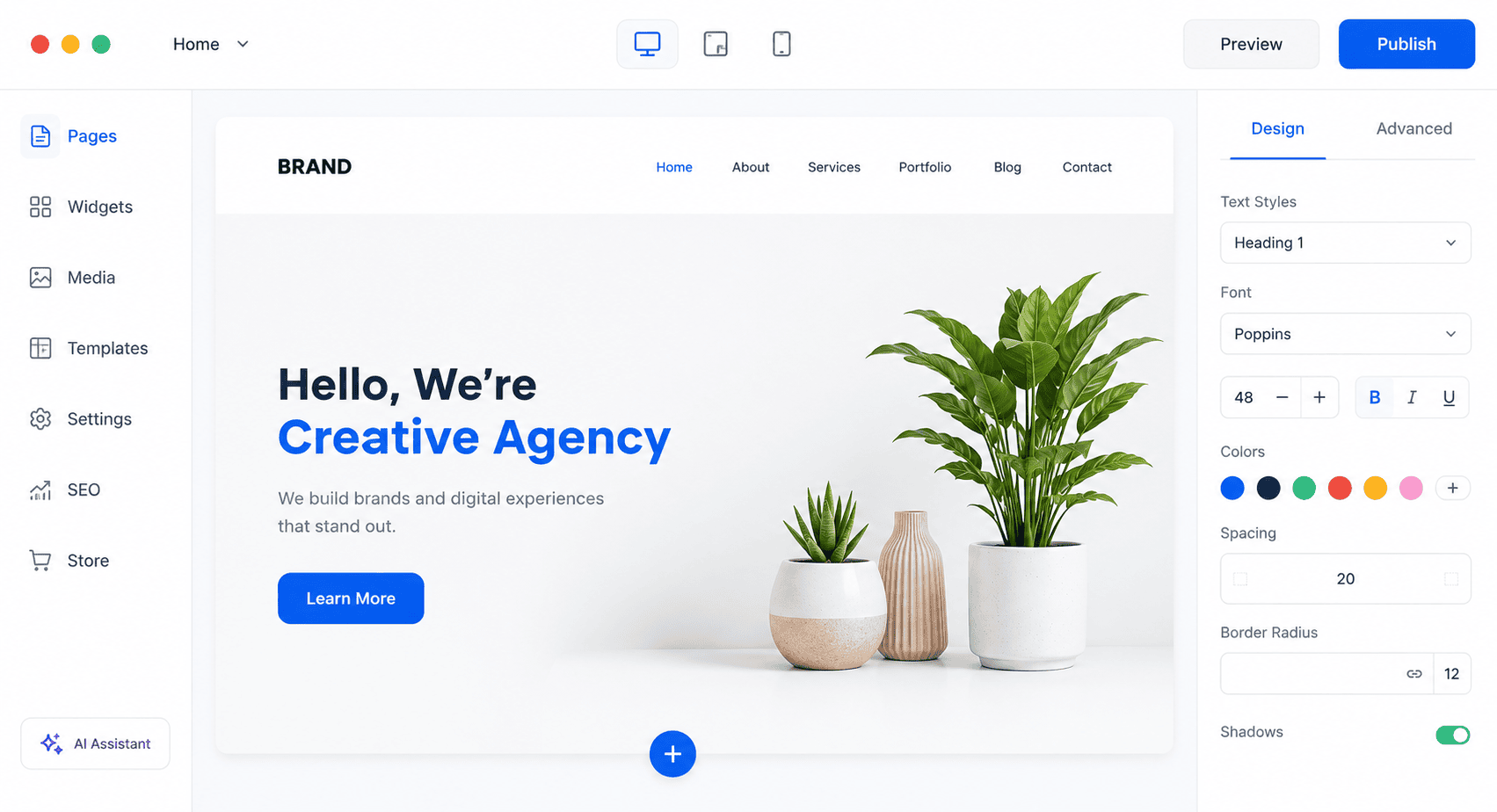 Website Builder Editor