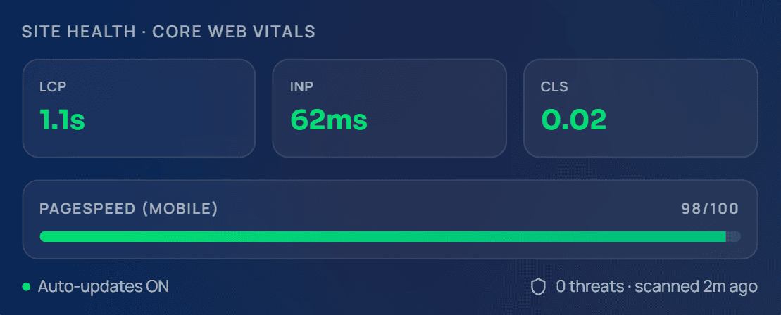 WordPress Admin Dashboard